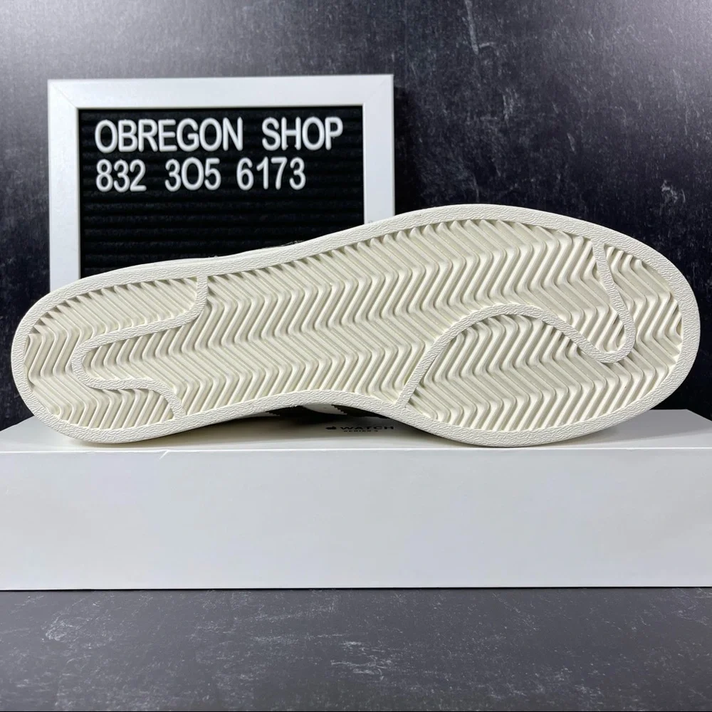 ADIDAS SUPERSTAR BANDANA OFF WHITE FOCUS ORANGE MENS SHOES SIZE 8 GREEN NEW - Picture 4 of 10